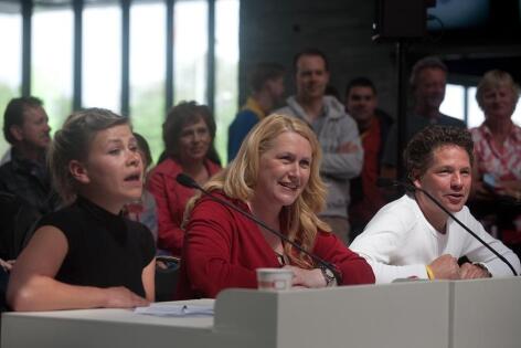 Voorzitter van de jury bij castingwedstrijd voor stichting Beeld en Geluid in Hilversum